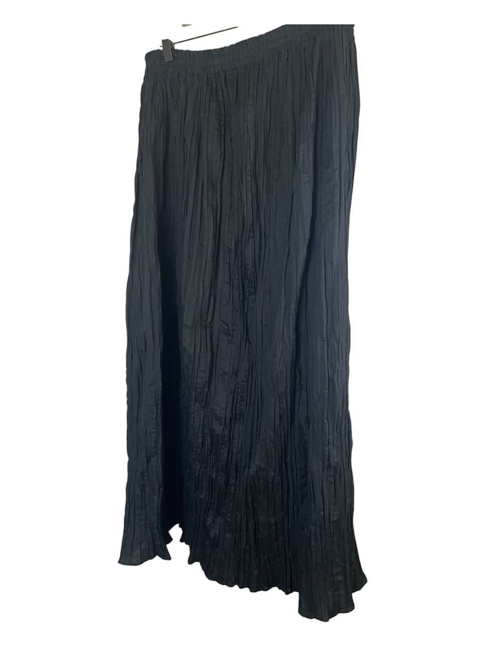 Sand Copenhagen Women’s Black Silk Crinkle Maxi Skirt
